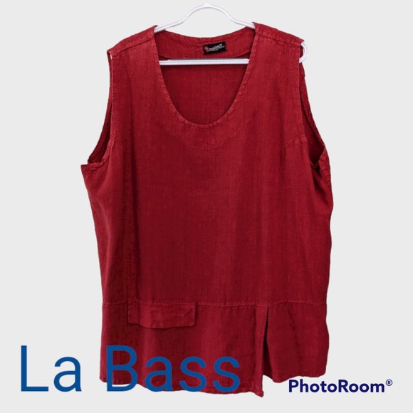 La Bass Linen Tunic/Layering Piece - Picture 1 of 11